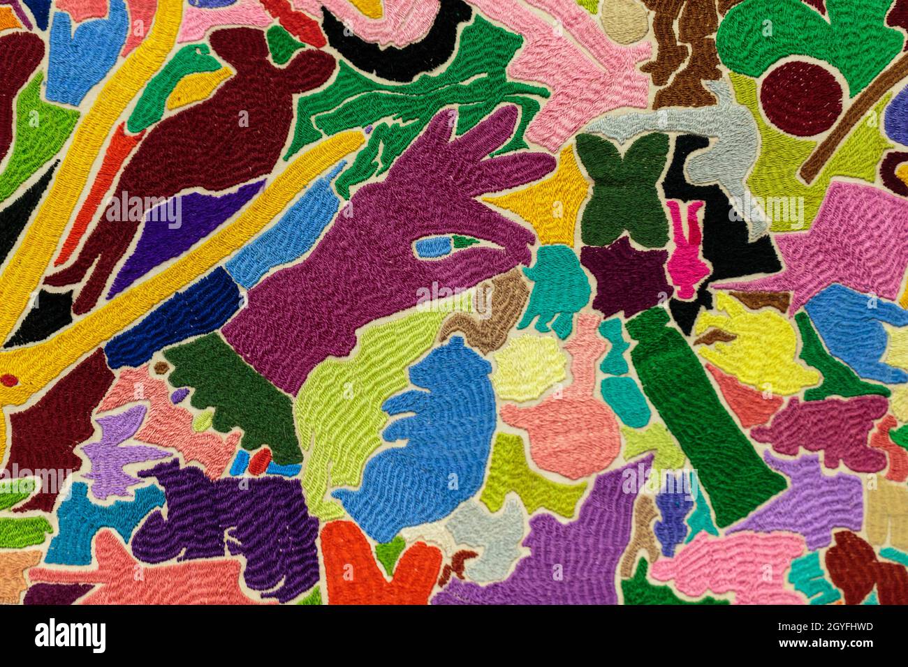 Inspirant et fou, plein de couleurs l'arrière-plan abstrait Banque D'Images
