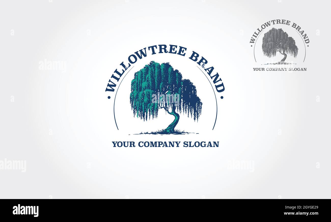 Willow Tree Vector logo Template.that ont été créés pour mettre en évidence l'aspect organique, naturel de notre vie. Illustration de Vecteur Willow Tree Vector logo Template.that ont été créés pour mettre en évidence l'aspect organique, naturel de notre vie. Illustration de Vecteur