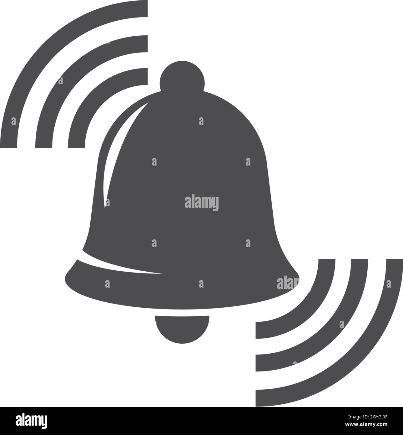 Modèle vectoriel du logo Bell Illustration de Vecteur