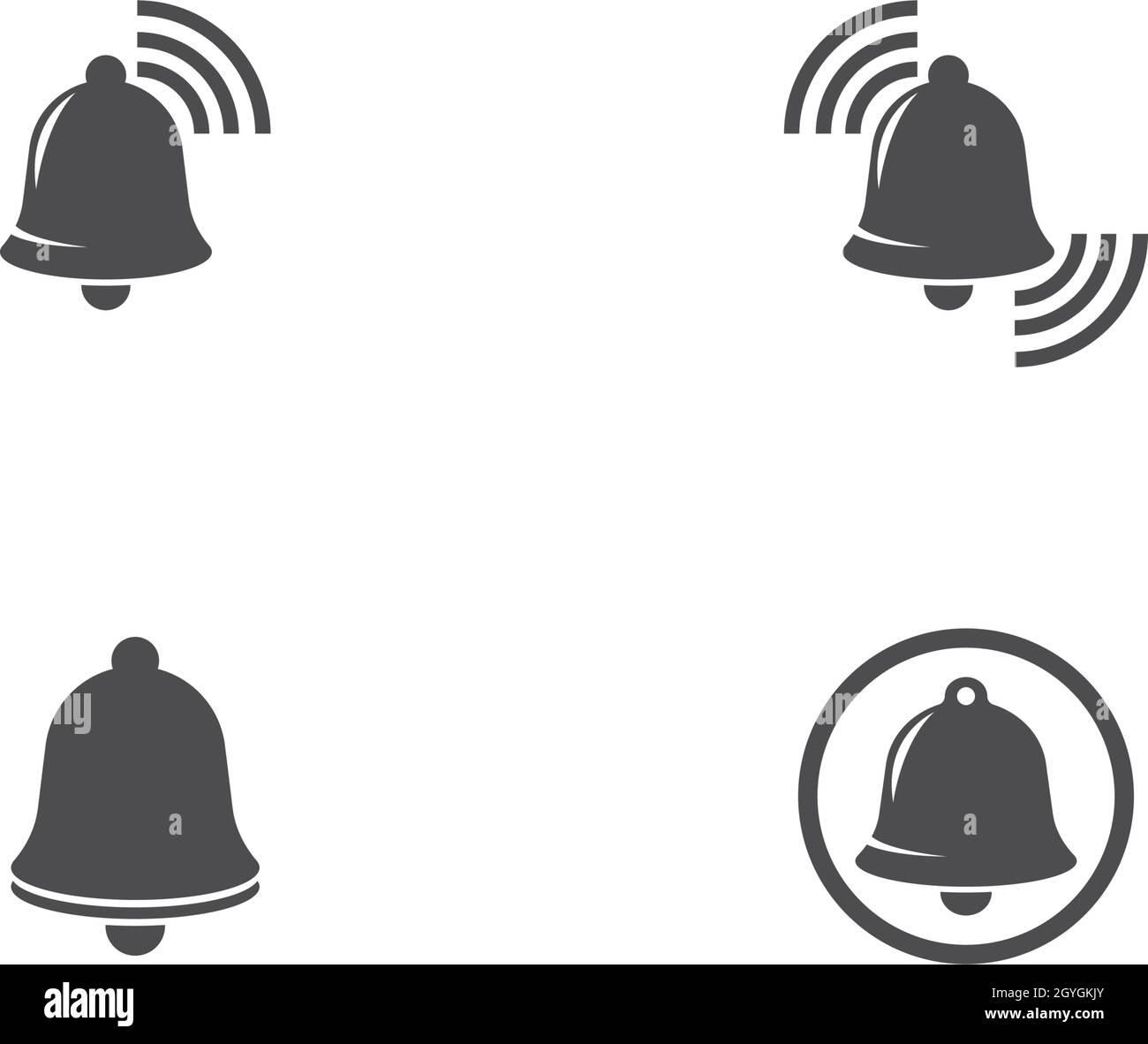 Modèle vectoriel du logo Bell Illustration de Vecteur