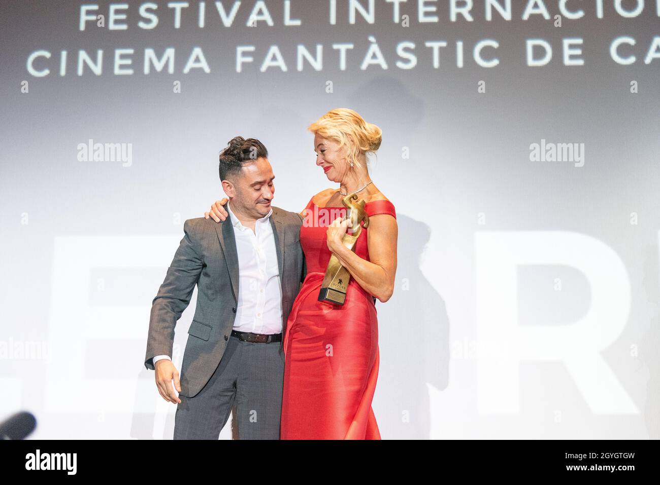sitges 08-10-2021 la actriz Belén rueda en el festival internacional de cine de cataluña 2021 Banque D'Images
