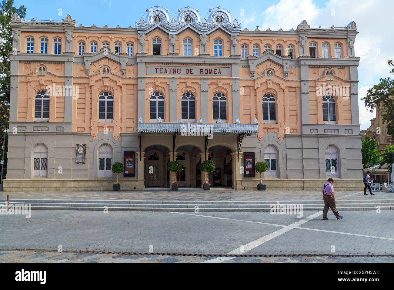 MURCIA, ESPAGNE - 19 MAI 2017 : le théâtre Roméa est un bâtiment historique (milieu du XIXe siècle) et culturel de la province de Murcie. Banque D'Images