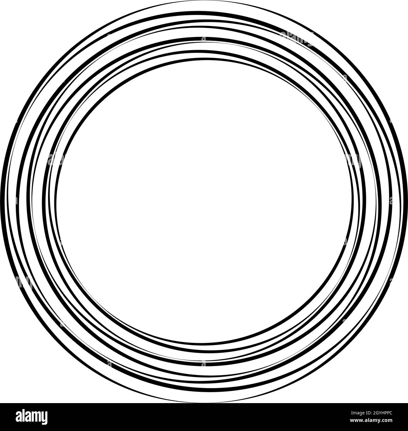 Cercles, ovales, graphiques de contour élipse - illustrations vectorielles, graphiques clip-art Illustration de Vecteur