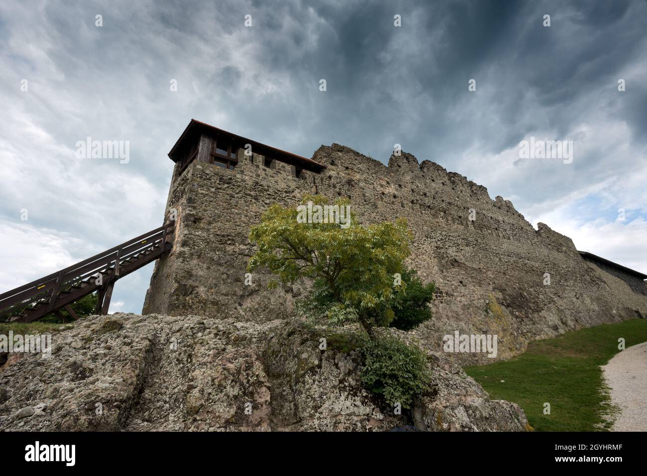 Château de Visegrád en Hongrie Banque D'Images