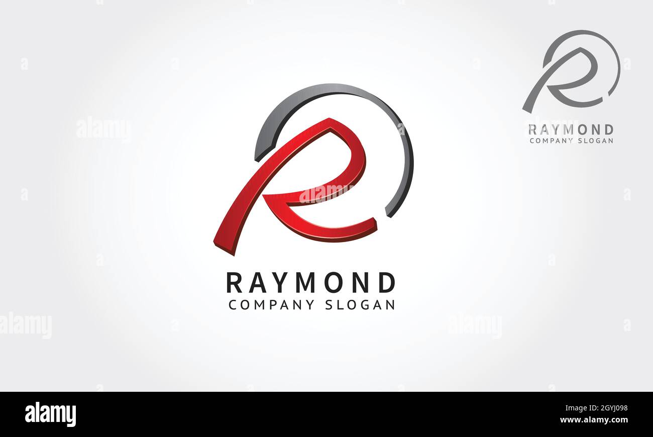 Élément de modèle de conception d'icône de logo Letter R, moderne et conçu pour une entreprise technologique. Illustration de Vecteur