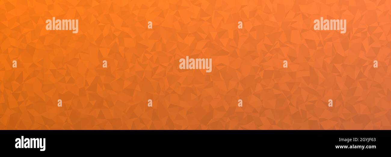 Arrière-plan abstrait orange bas poly comme motif et texture Banque D'Images