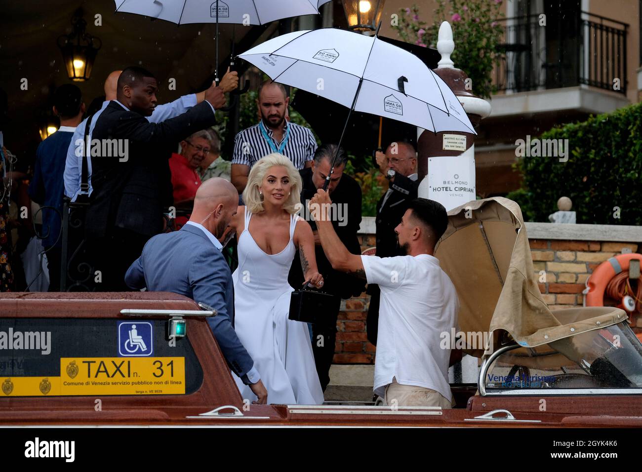 Lady Gaga est vue lors du 75e Festival du film de Venise le 31 août 2018 à Venise, Italie.(MVS) Banque D'Images