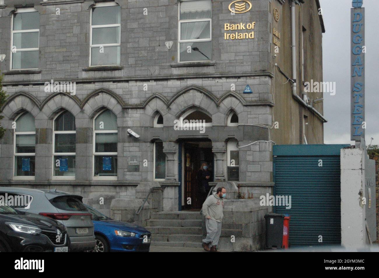 Milstreet, Co. Cork, Irlande le vendredi 08 octobre 2021 ; Bank of Ireland ferme aujourd'hui 88 succursales dans tout le pays, y compris Milstreet Branch, ainsi que 8 autres succursales dans le comté de Cork.Les clients devront désormais se rendre au bureau de poste pour effectuer certaines transactions ou utiliser le système bancaire en ligne ou l'application mobile.Credit ; ED/Alay Live News Banque D'Images