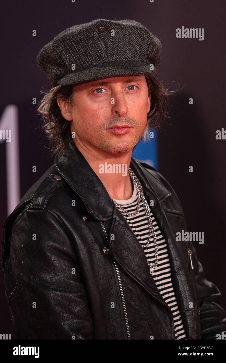 Londres, Royaume-Uni.08 octobre 2021.Carl Barat assiste à la présentation spéciale Velvet Underground lors du 65e BFI (British film Institute) London film Festival au Southbank Centre Royal Festival Hall.Crédit : SOPA Images Limited/Alamy Live News Banque D'Images