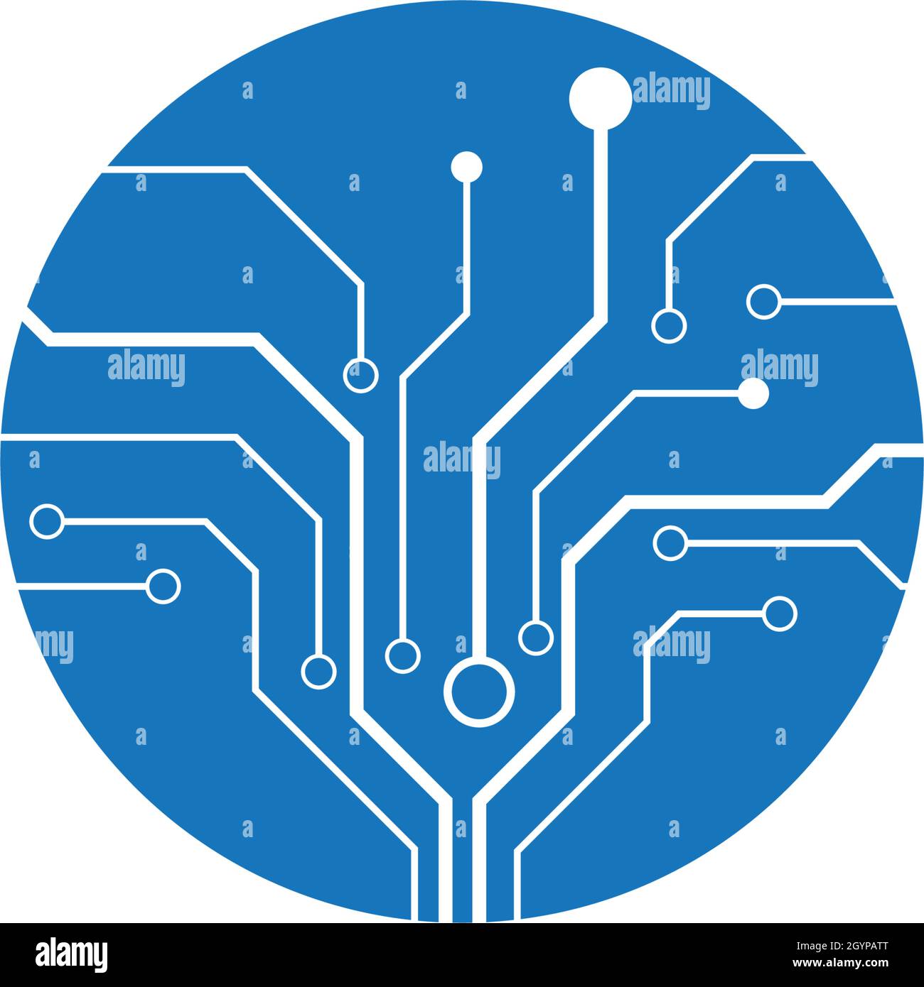 modèle vectoriel de technologie de circuit Illustration de Vecteur
