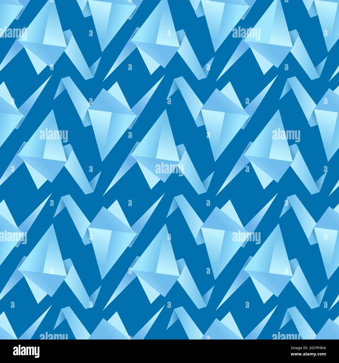 Motif sans couture avec grues à l'origami.Illustration vectorielle pour le tissu, l'imprimé, les vêtements, le papier d'emballage, le papier peint. Illustration de Vecteur