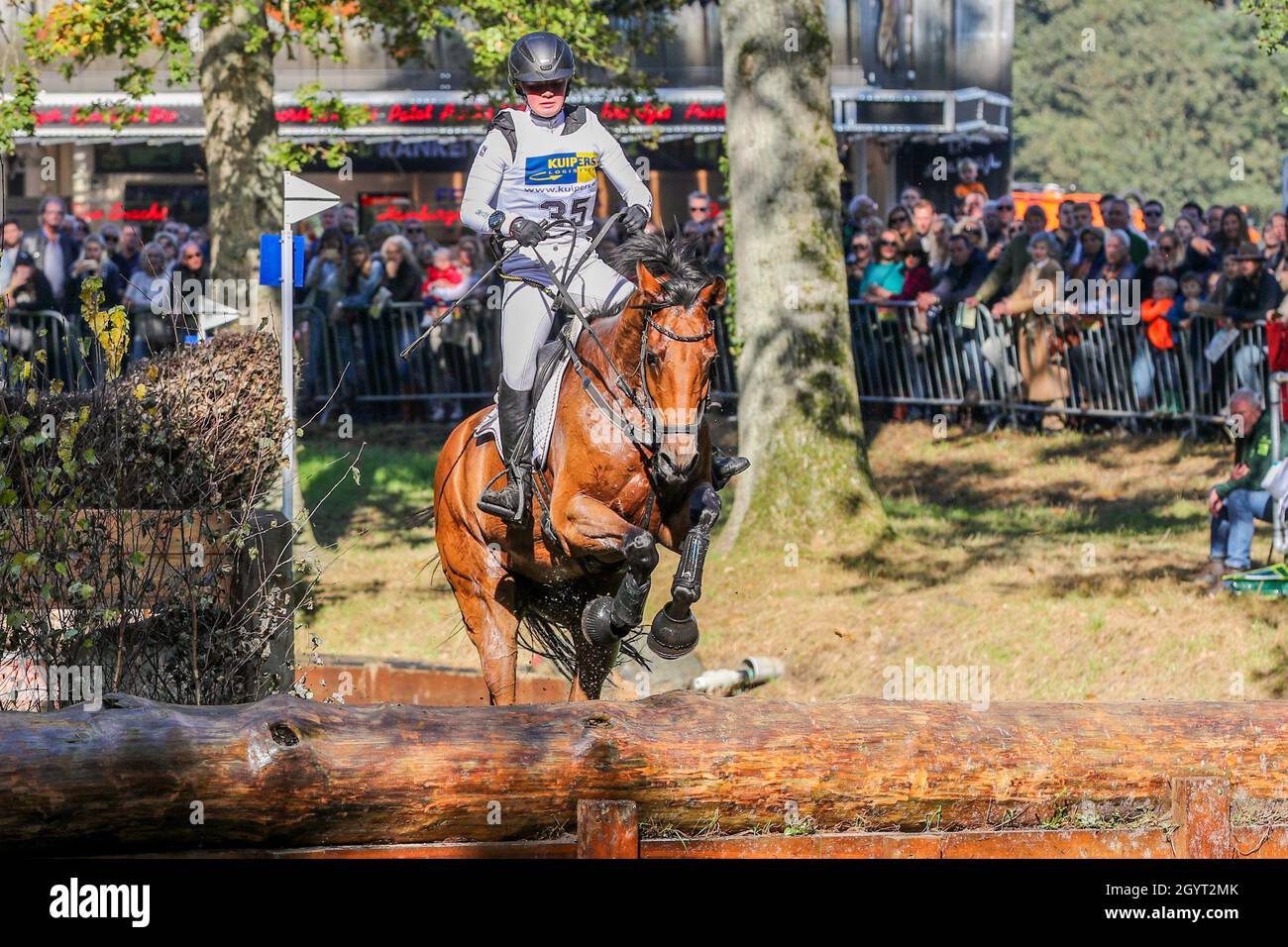 ENSCHEDE, PAYS-BAS - OCTOBRE 9: Alina Dibowski GER avec la Barbade 26 pendant la Croix de Boekelo militaire le 9 octobre 2021 à Enschede, pays-Bas (photo par Albert Ten Hove/Orange Pictures) Banque D'Images