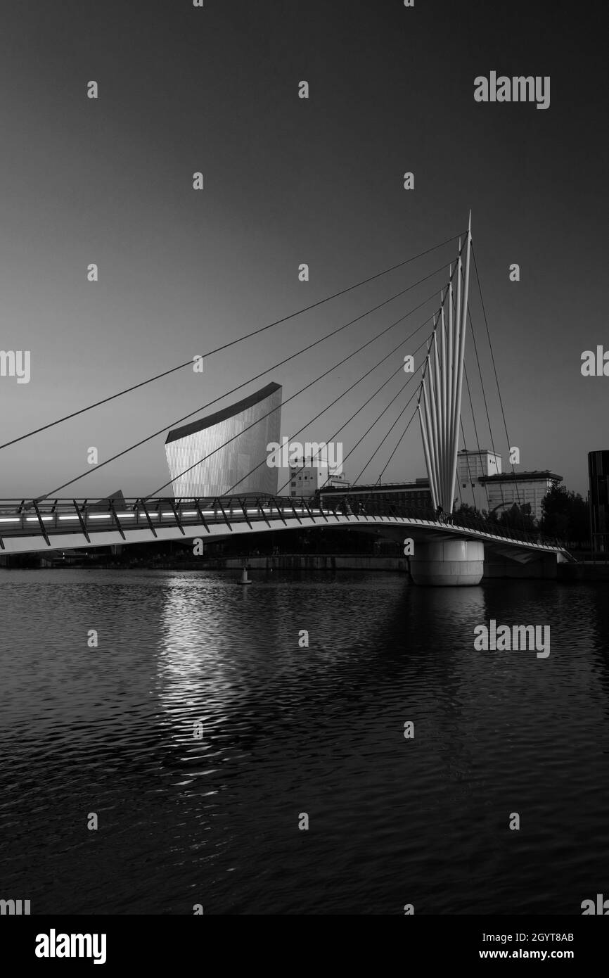The Imperial War Museum North, Trafford Wharf, Manchester, Lancashire, Angleterre,ROYAUME-UNI Banque D'Images