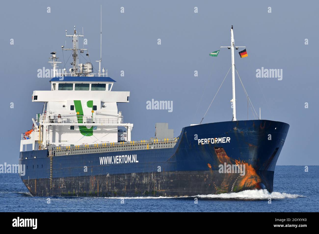 EXÉCUTANT du navire de cargaison de Genral Banque D'Images