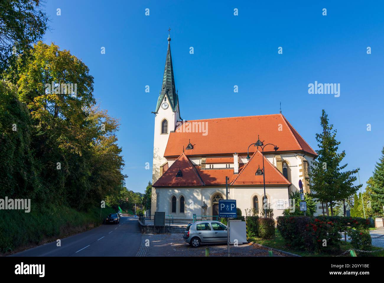 Klosterneuburg : eglise Saint-Vitus à Kritzendorf à Wienerwald, Bois de Vienne, Niederösterreich, Basse-Autriche, Autriche Banque D'Images