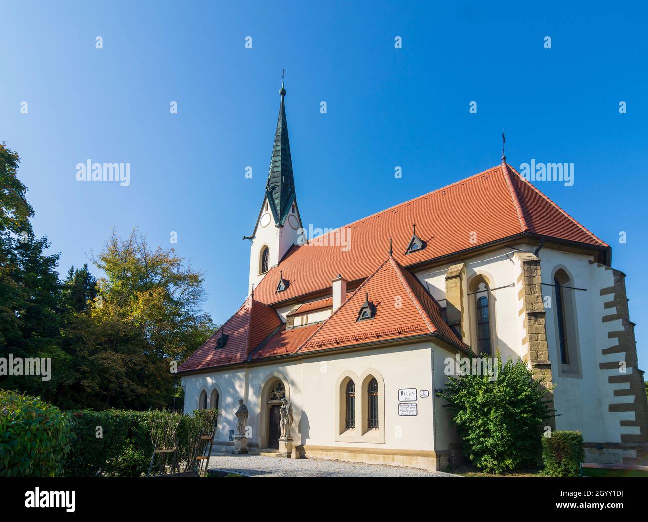 Klosterneuburg : eglise Saint-Vitus à Kritzendorf à Wienerwald, Bois de Vienne, Niederösterreich, Basse-Autriche, Autriche Banque D'Images