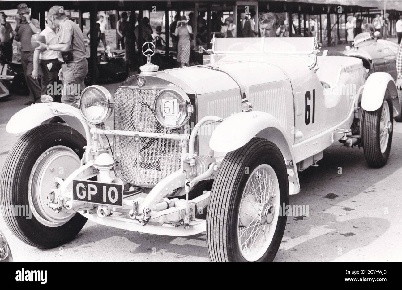 1930 Mercedes-Benz 36/220 SS (GP 10) - Brooklands ? Banque D'Images