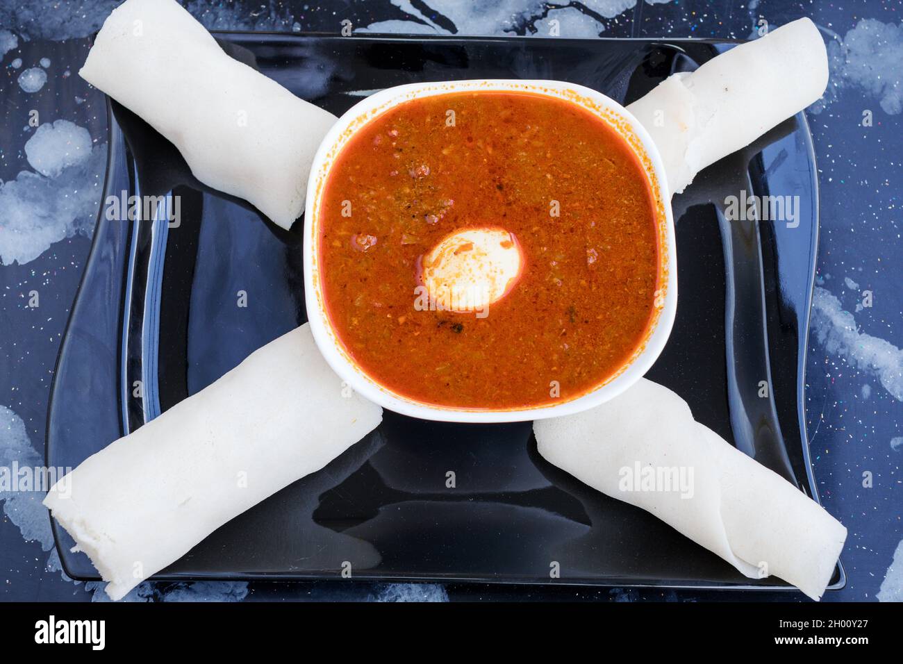 Divers plats africains Banque D'Images