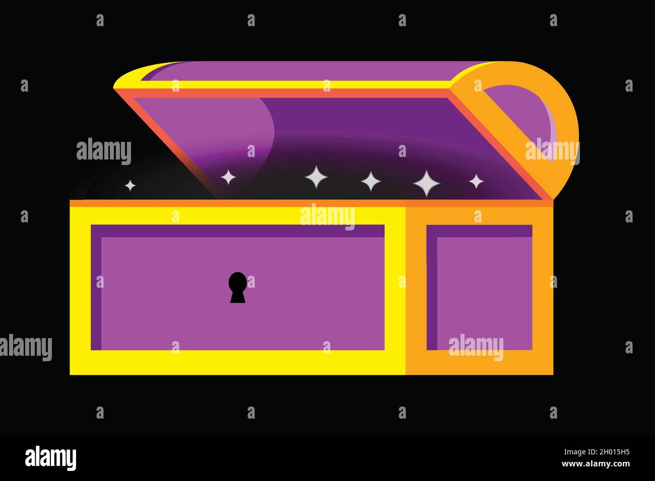 Illustration vectorielle brillante du Trésor Illustration de Vecteur