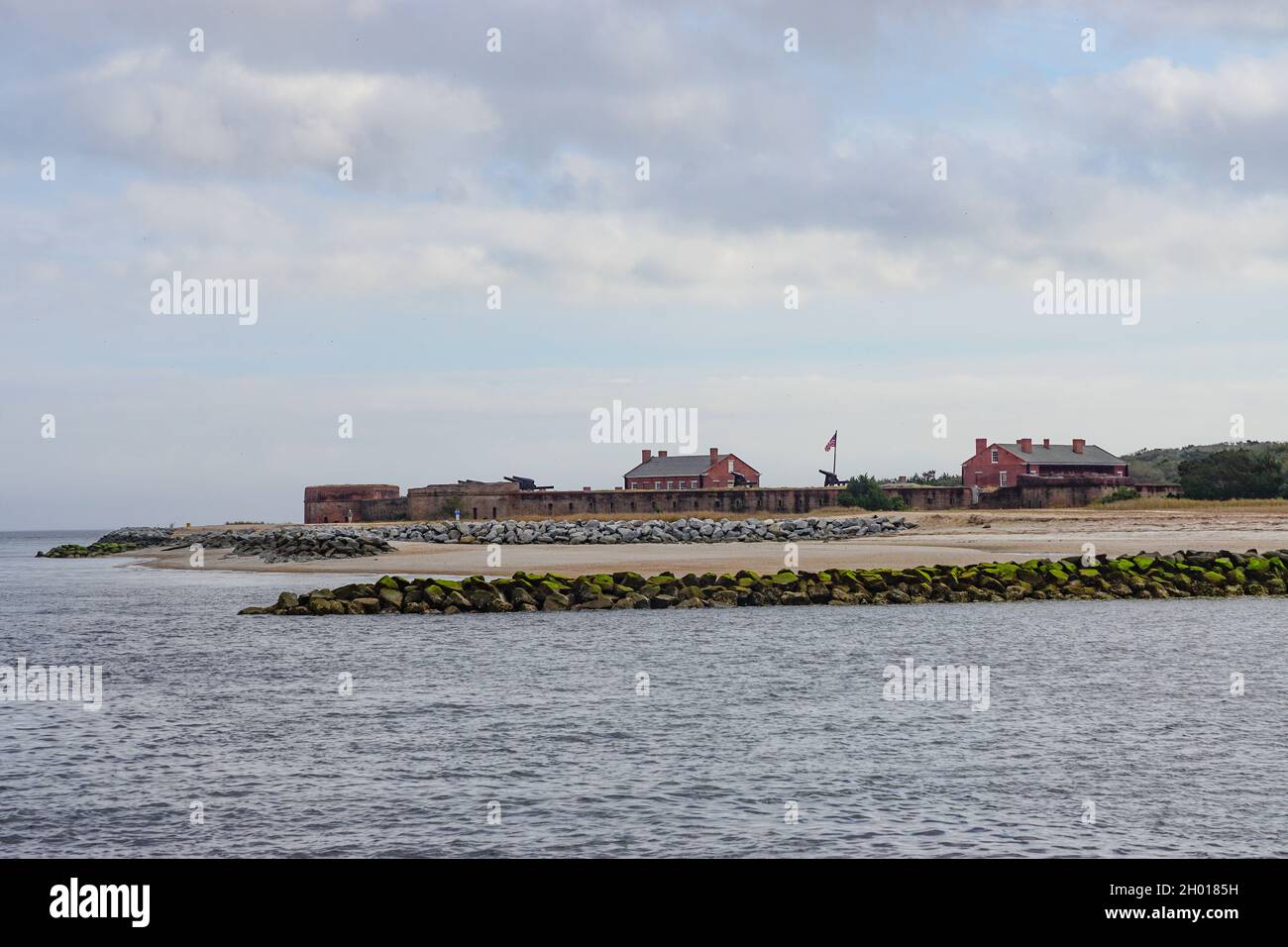 Amelia Island, Floride, États-Unis : fort Clinch, un fort côtier du XIXe siècle situé dans le parc national de fort Clinch. Banque D'Images