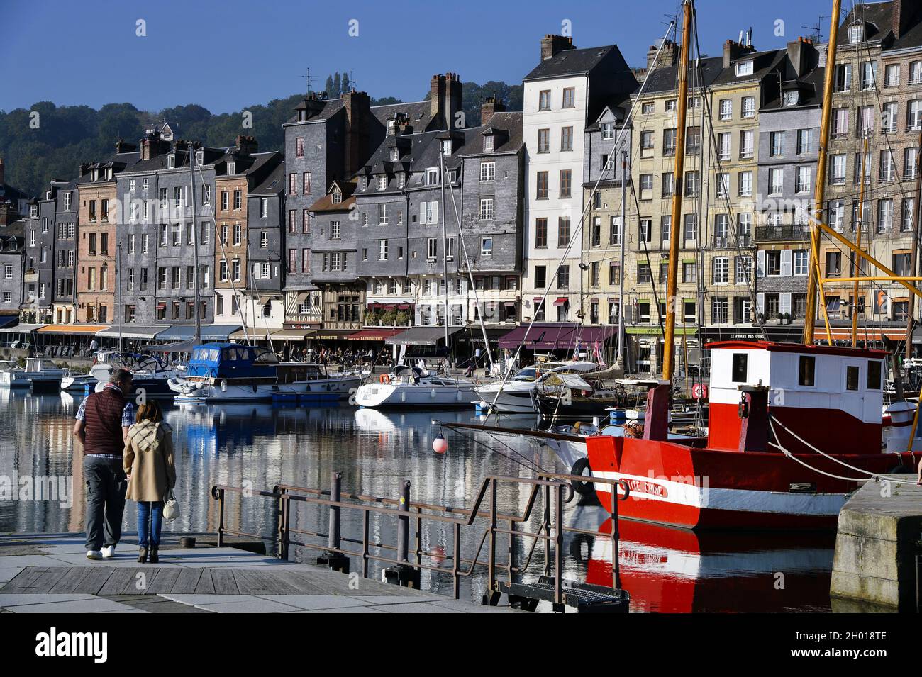 Vieux bassin - Vieux Port - Honfleur - Calvados - France Photo Stock - Alamy