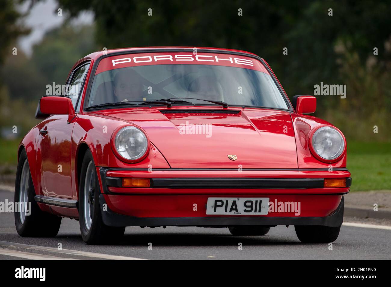 1979 rouge Porsche 911 Banque D'Images