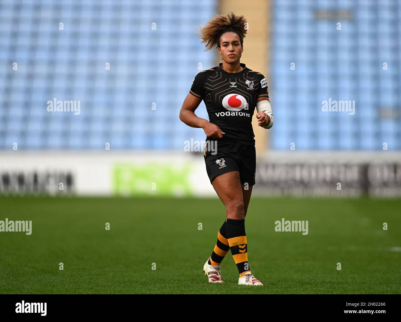 Coventry, Royaume-Uni.10 octobre 2021.Allianz Premier 15s Womens rugby.Coventry Building Society Arena.Coventry.Celia Quansah (Wasps).Credit: Sport en images/Alamy Live News Banque D'Images