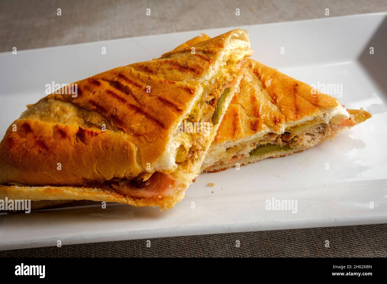 Sandwich cubain pressé Banque D'Images
