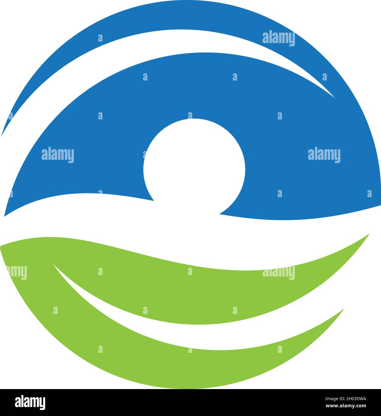 Vecteur de modèle de logo de la vie saine Illustration de Vecteur