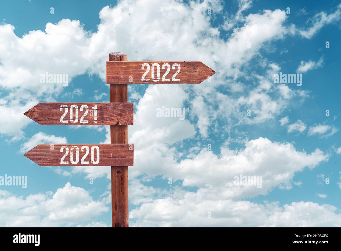 2022 nouveau départ, nouvel espoir, nouveau départ avec la nouvelle année Photo Stock - Alamy