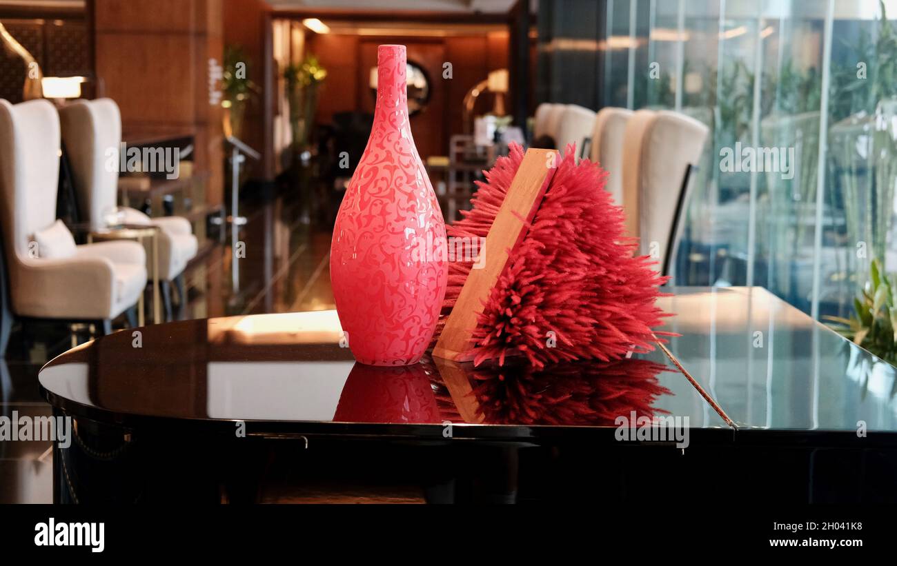 Décoration du festival chinois de la mi-automne à l'hôtel J W Marriott cinq étoiles de Bangkok en Thaïlande Banque D'Images