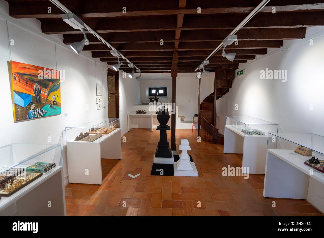 Musée des échecs à Figueiró dos Vinhos, Portugal, Europe Banque D'Images