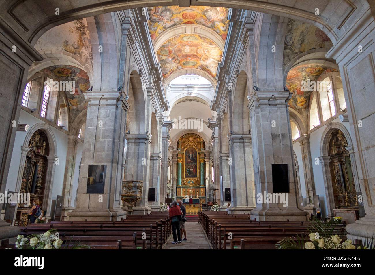 Cathédrale notre-Dame de l'Assomption, Lamego, Portugal, Europe Banque D'Images