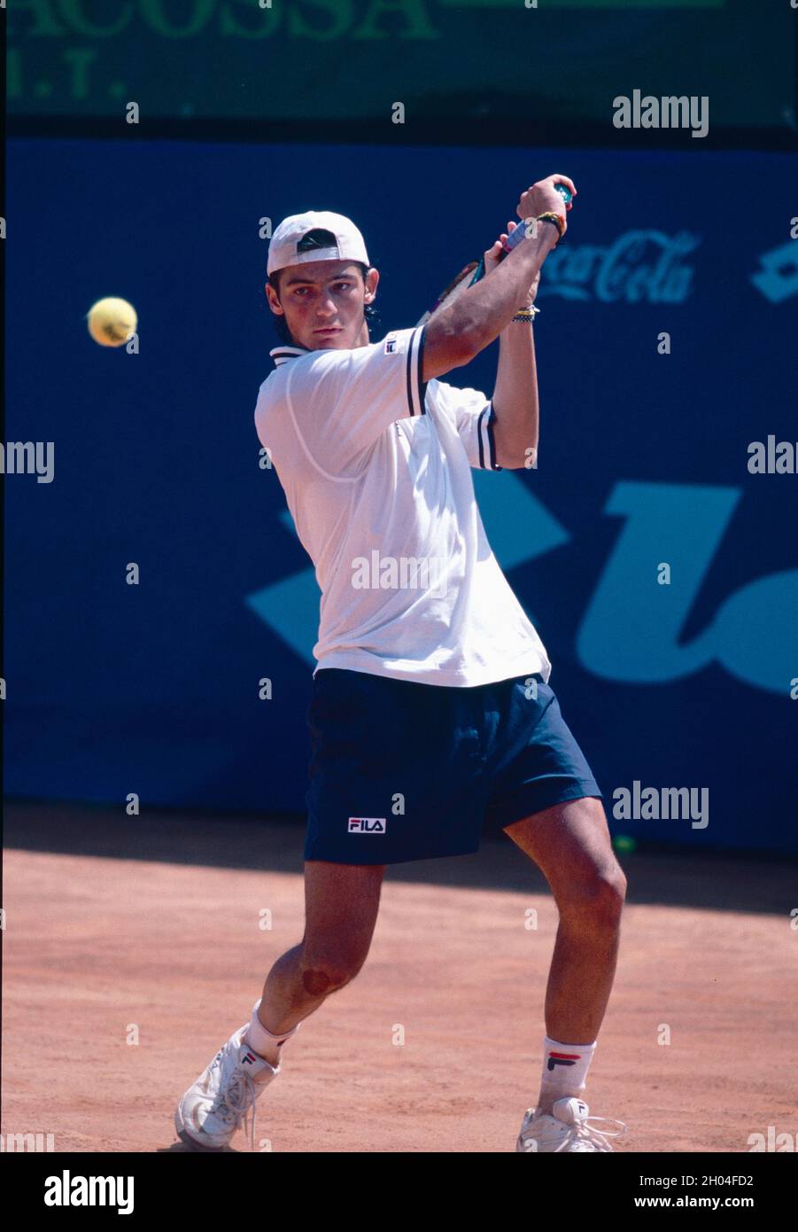 Joueur de tennis italien Federico Luzzi, Roland Garros, France 1998 Photo Stock Alamy