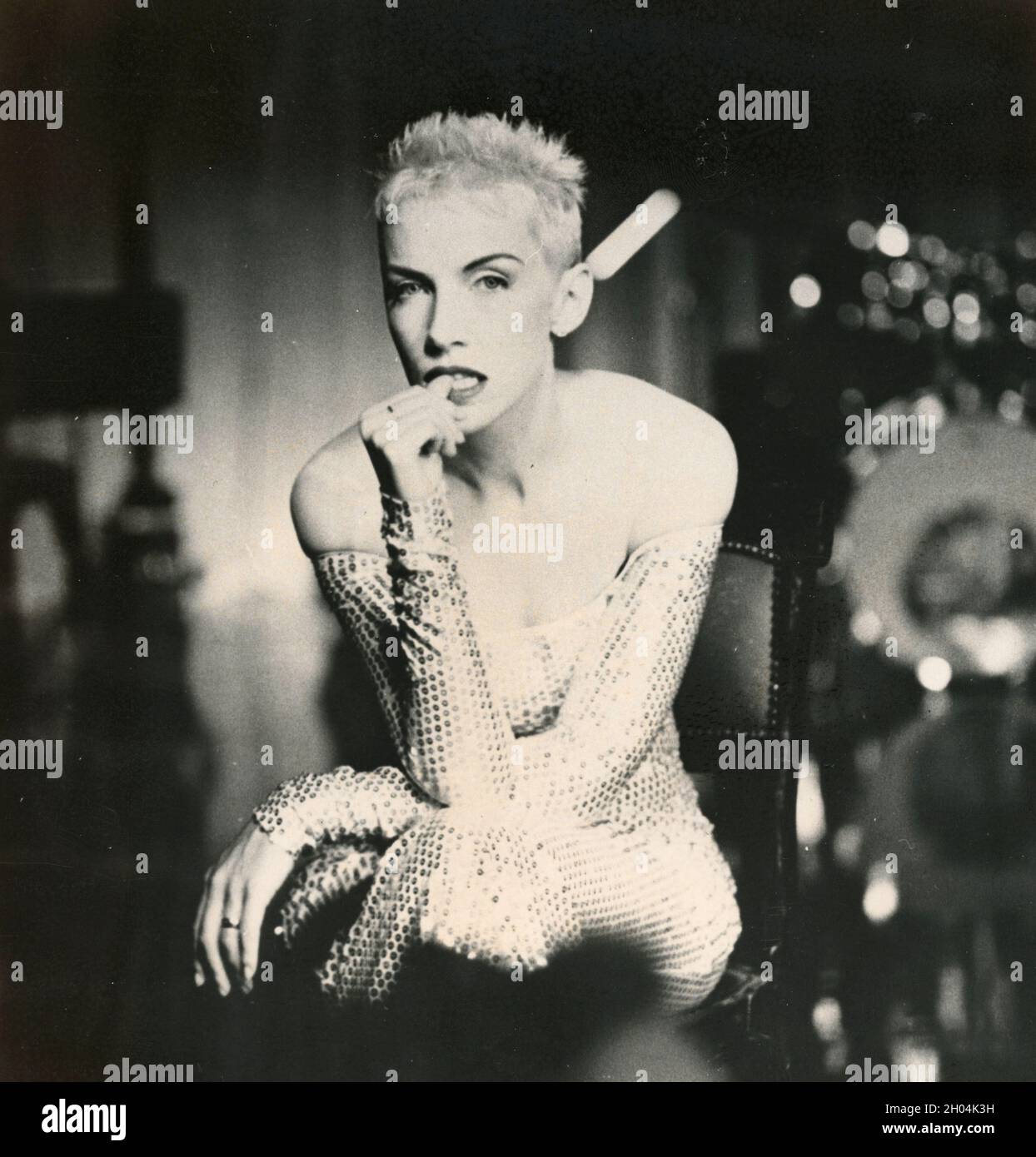 Annie Lennox, auteure-compositrice écossaise, années 1980 Banque D'Images