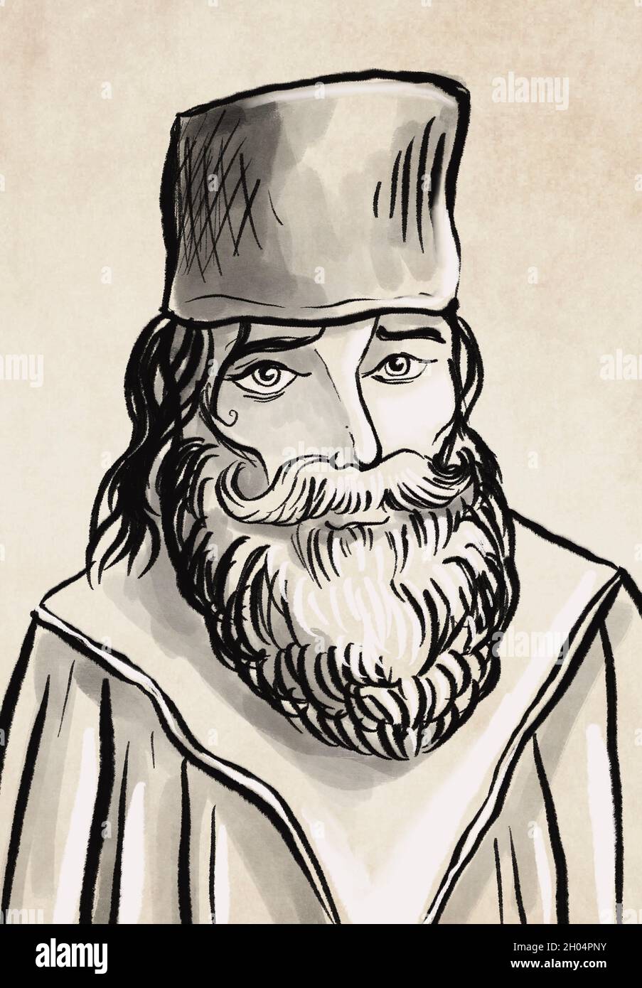 nicolas flamel Banque D'Images