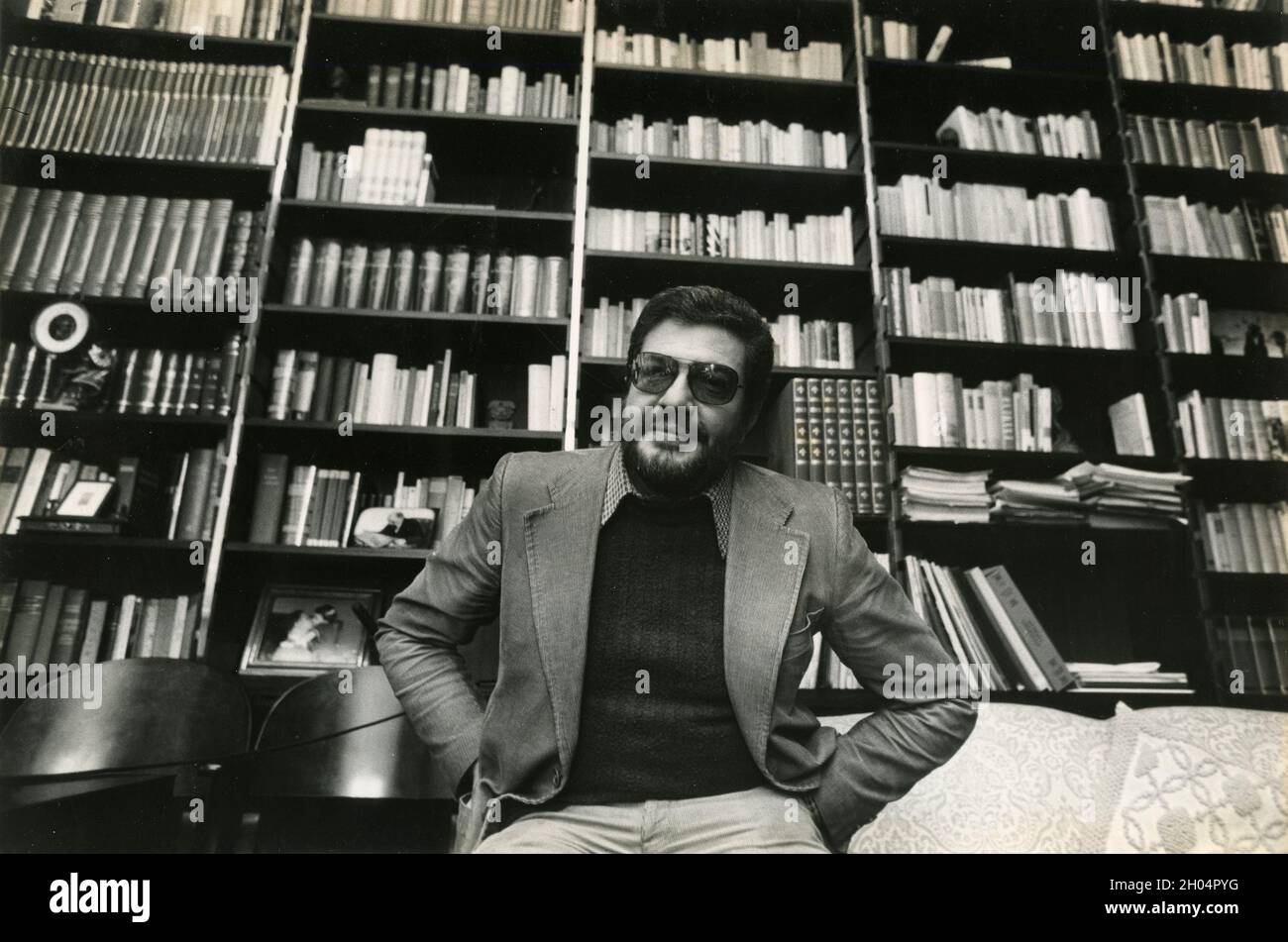 Ettore Scola, réalisateur et scénariste italien, années 1970 Banque D'Images