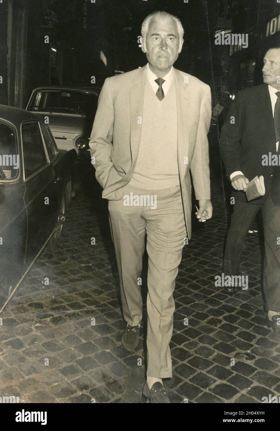 L'acteur de cinéma britannique Stewart Granger, années 1970 Banque D'Images