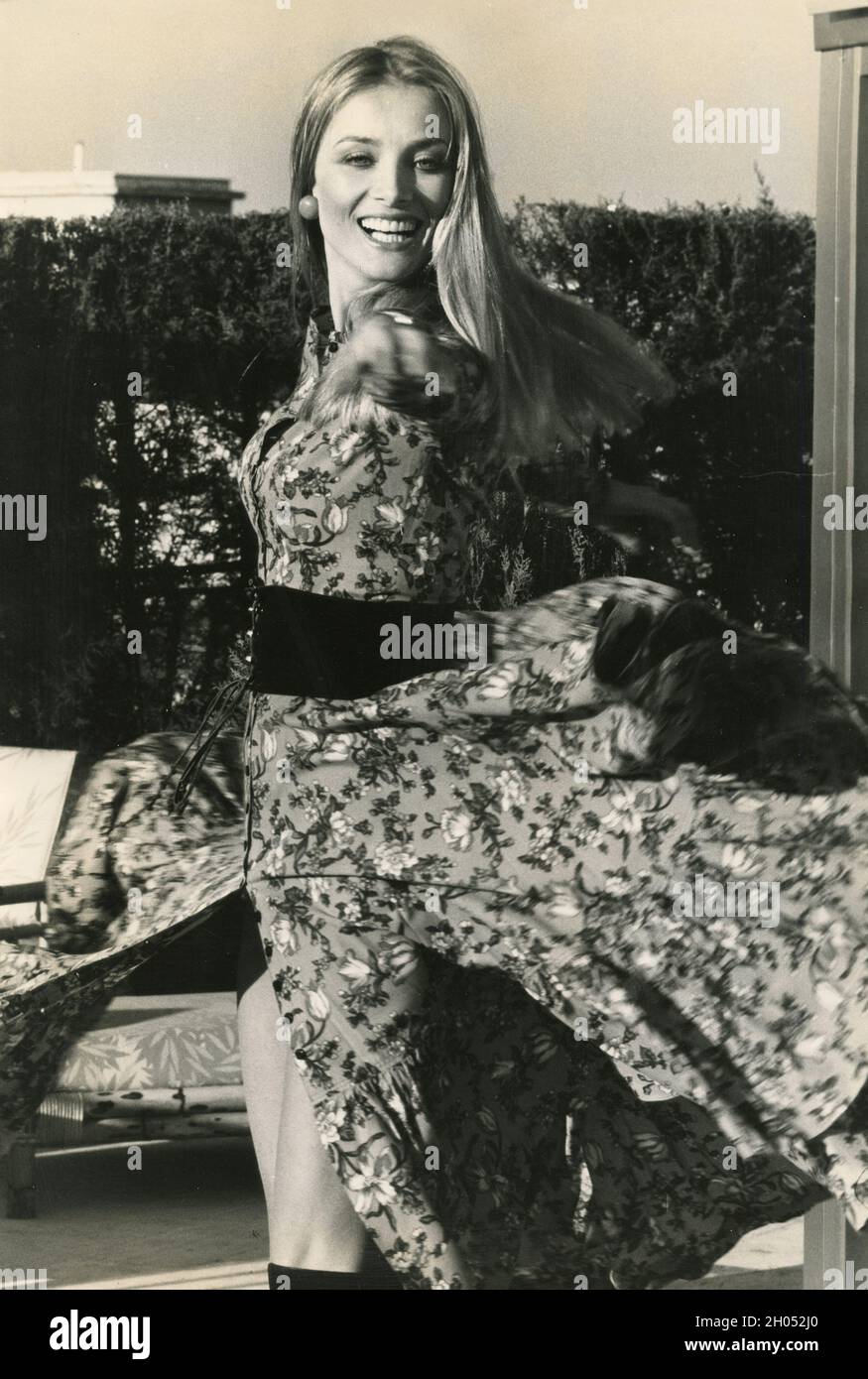 L'actrice germano-américaine Barbara Bouchet, années 1970 Banque D'Images