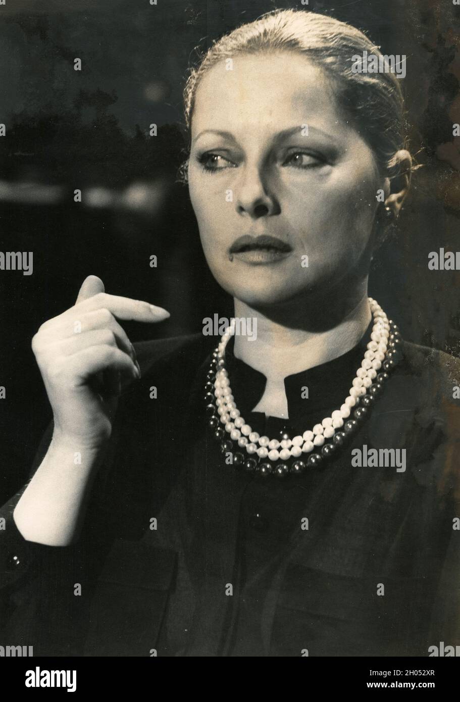 L'actrice italienne Virna Lisi, années 1980 Banque D'Images