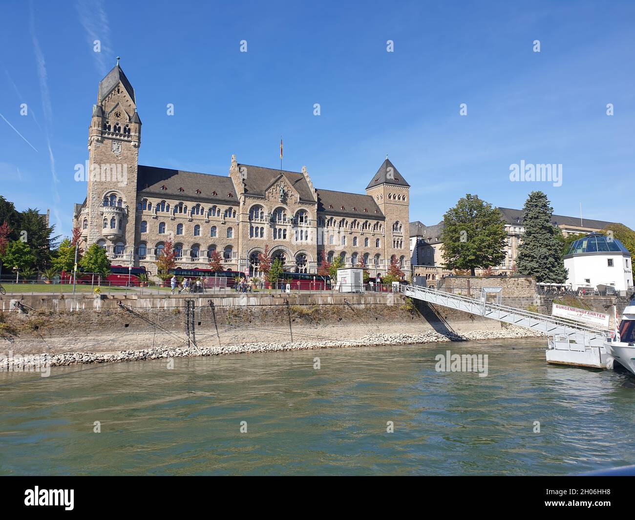 Prüssisches Regierungsgebäude in Koblenz Banque D'Images