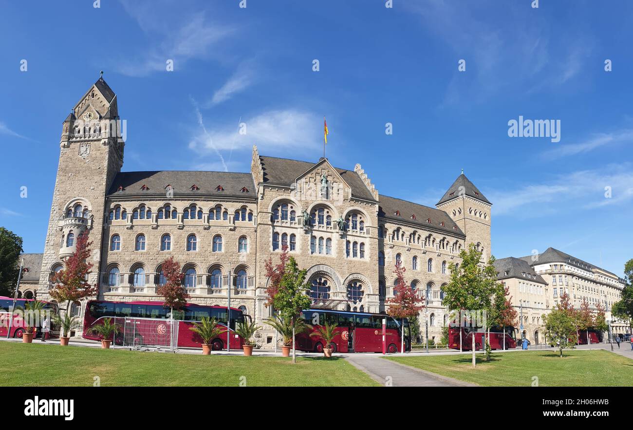 Prüssisches Regierungsgebäude in Koblenz Banque D'Images