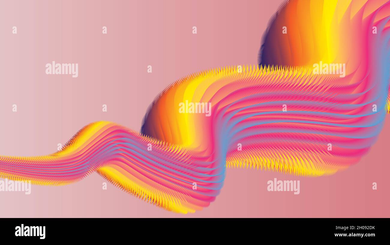 3D coloré Fluid Landing page Design,arrière-plan,site web design, illustration vectorielle EPS 10 Illustration de Vecteur