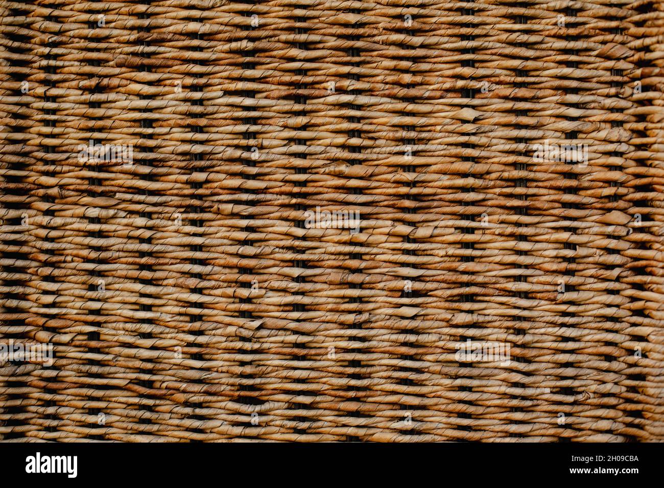 texture sans couture tissée en rotin Banque D'Images