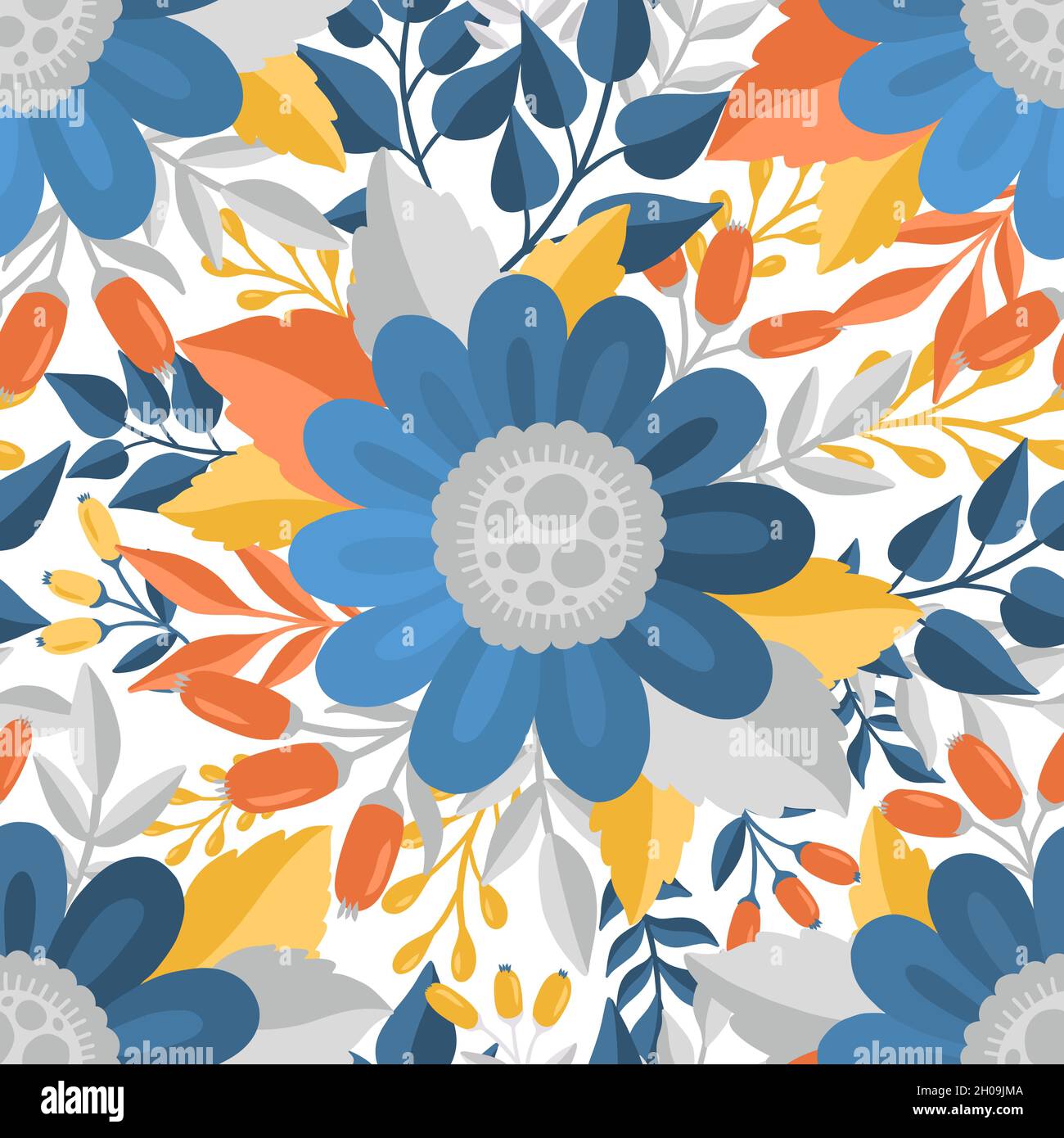 Motif fleuri sans couture.élégant motif floral.imprimé botanique. Imprimé mode. Illustration de Vecteur