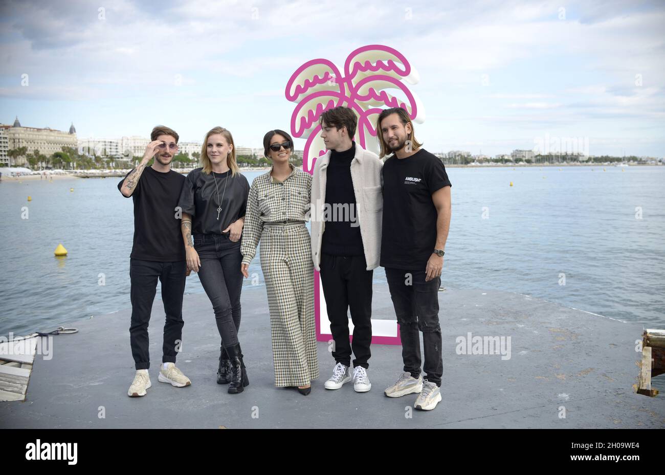 Contenu les créateurs assistent aux Canneseries 2021.Cannes, France.8 octobre FAMA © Fausto Marci Banque D'Images