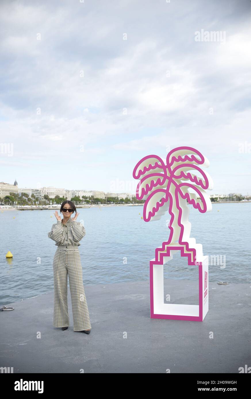 Contenu les créateurs assistent aux Canneseries 2021.Cannes, France.8 octobre FAMA © Fausto Marci Banque D'Images