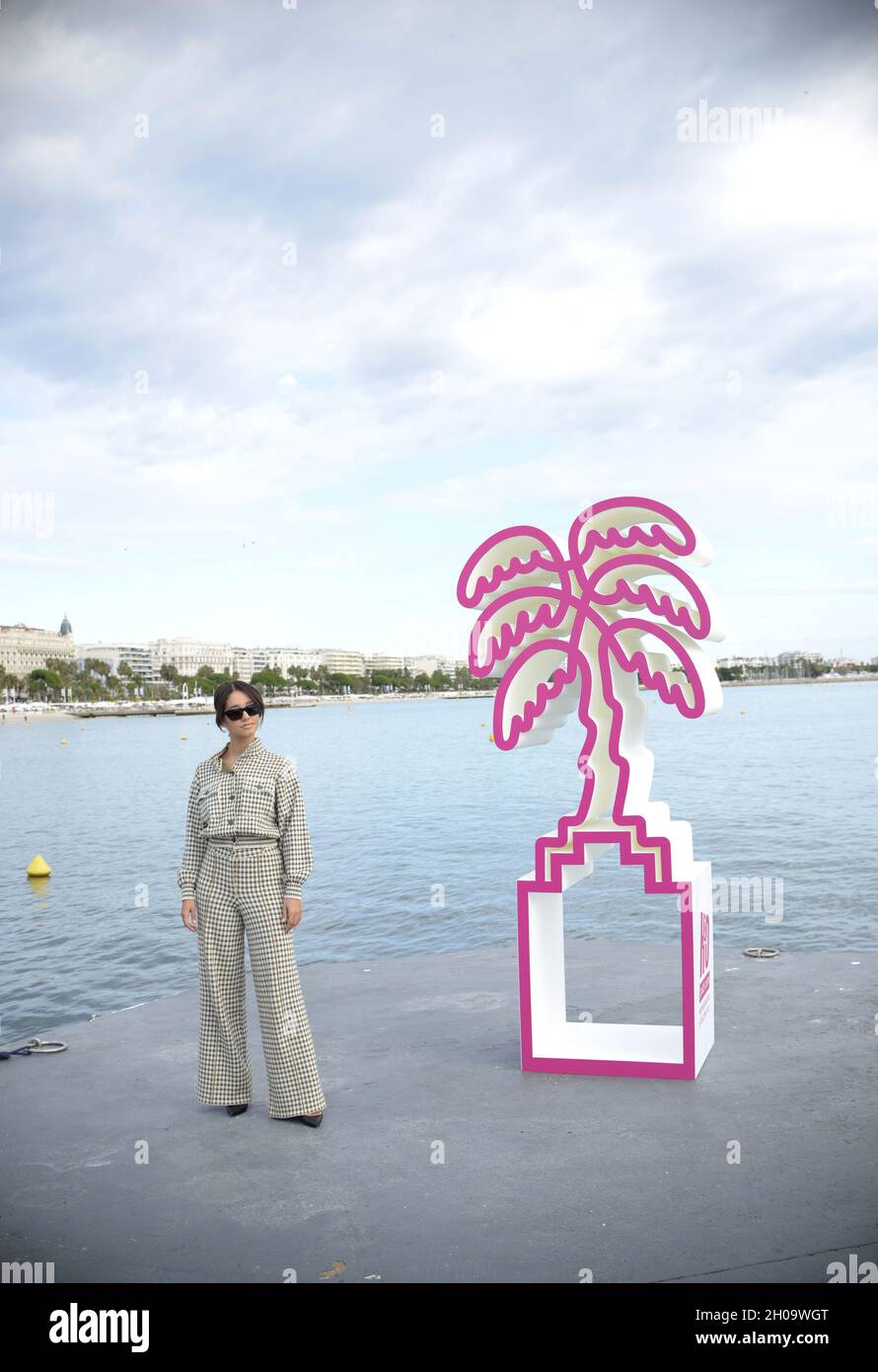 Contenu les créateurs assistent aux Canneseries 2021.Cannes, France.8 octobre FAMA © Fausto Marci Banque D'Images