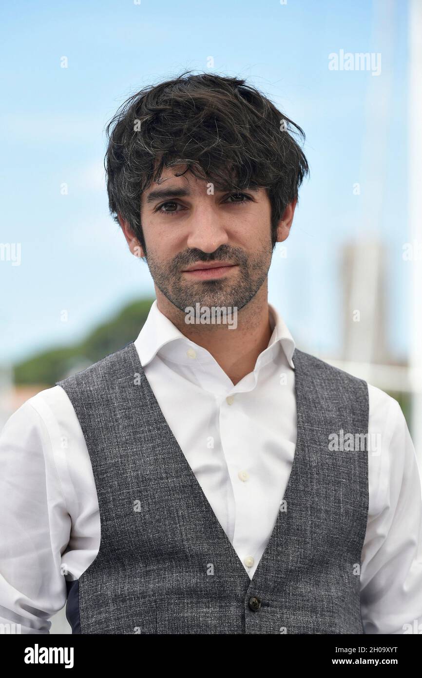 74e édition du Festival de Cannes: L'acteur David Murgia posant lors d'une séance photo pour le film 'Tom Medina' réalisé par Tony Gatlif, le 09 juillet, Banque D'Images