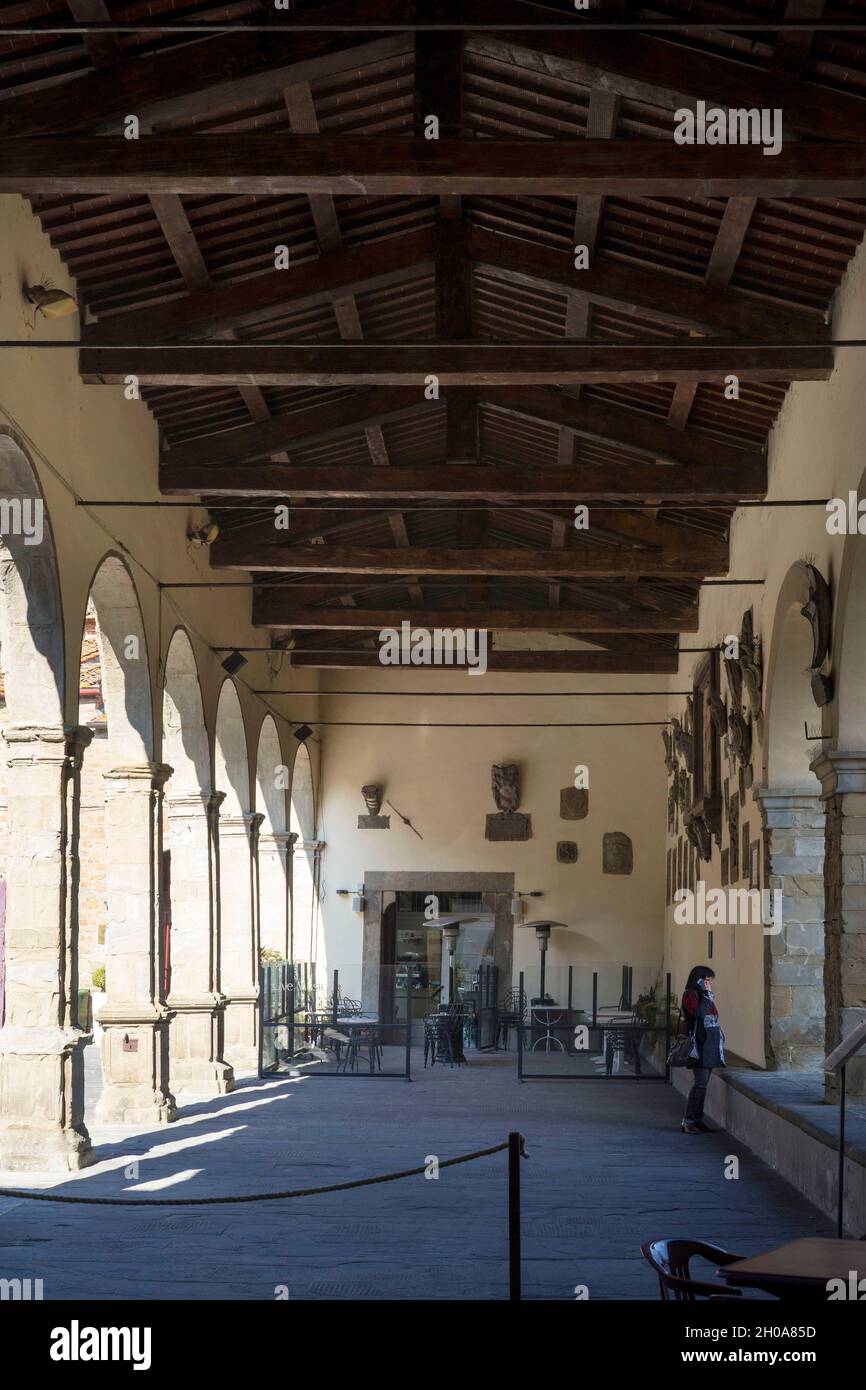 Loggia, Castiglione Fiorentino, Toscane, Italie, Europe Banque D'Images